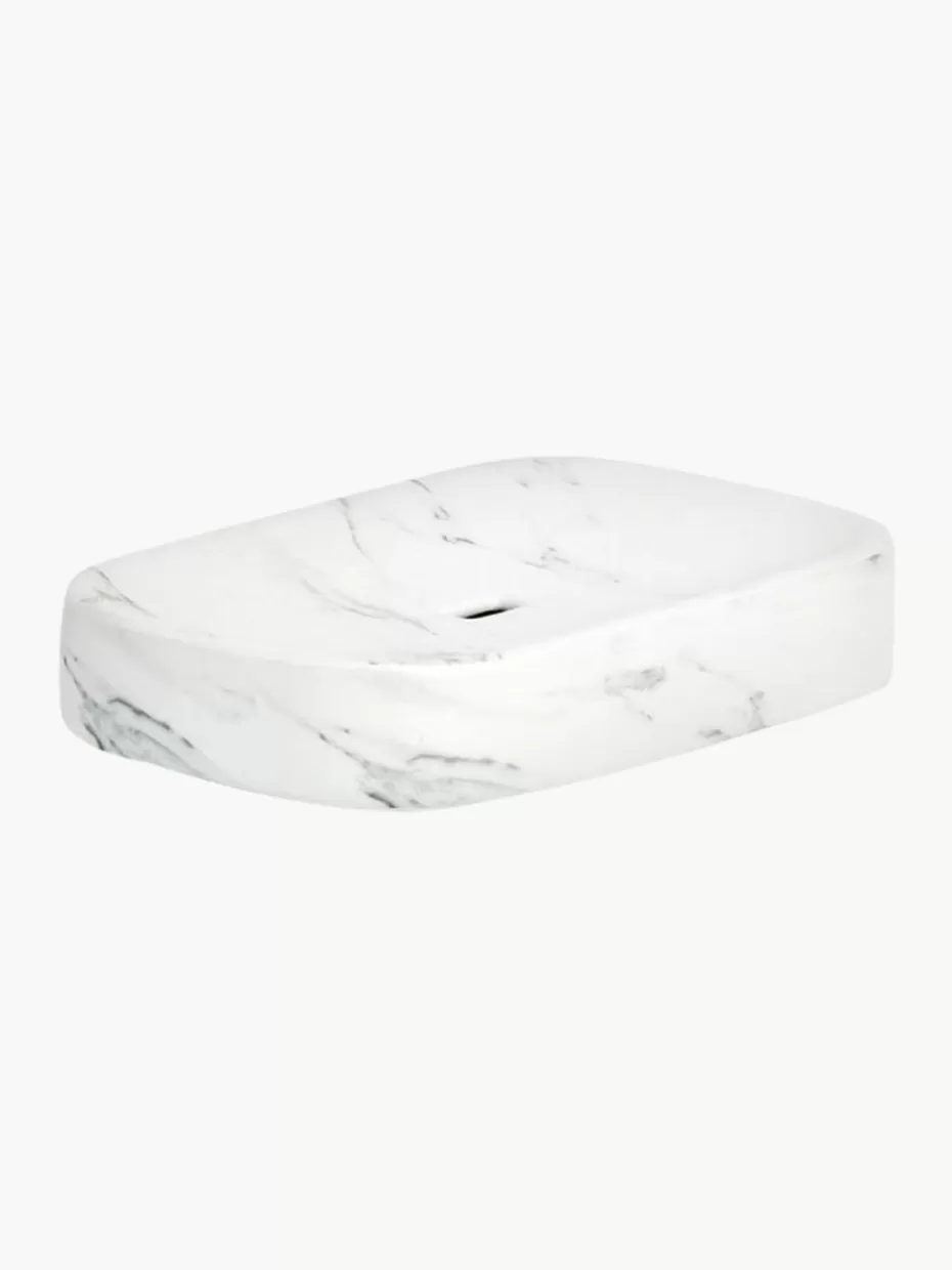 Seifenspender & Seifenschalen-Westwing Seifenschale Marble aus Keramik