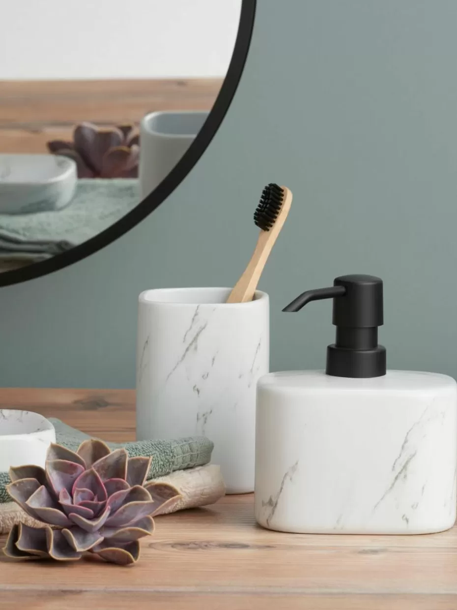 Seifenspender & Seifenschalen-Westwing Seifenschale Marble aus Keramik