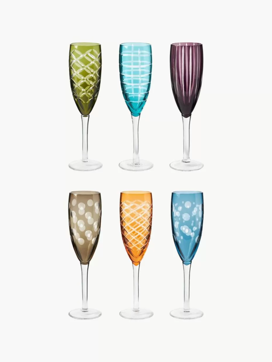 Champagner- & Sektgläser-Pols Potten Sektgläser Cuttings, 6er-Set