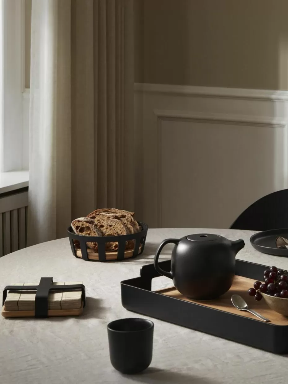 Servietten & Ringe-Eva Solo Serviettenhalter Nordic Kitchen aus Bambus