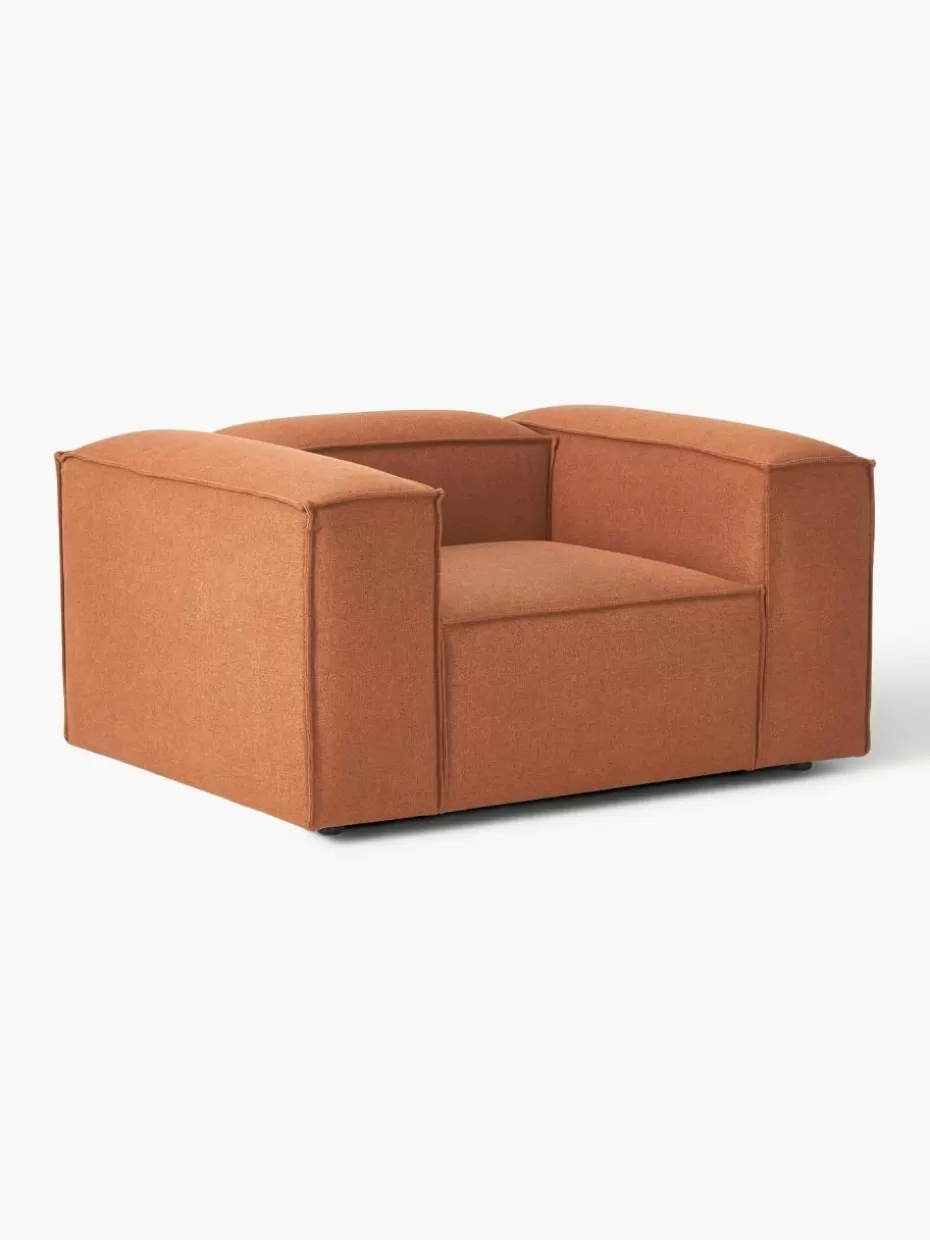 Sessel | Sofaserien-Westwing Collection Sessel Lennon Webstoff Terrakotta