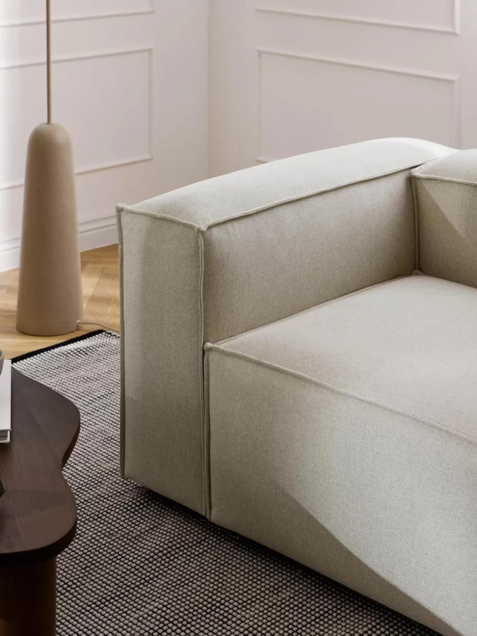 Sessel | Sofaserien-Westwing Collection Sessel Lennon Webstoff Off White