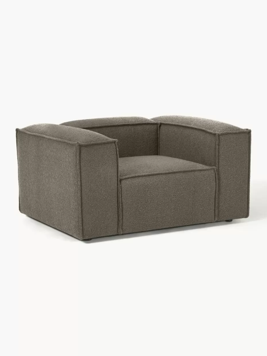 Sessel | Sofaserien-Westwing Collection Sessel Lennon aus Bouclé Bouclé Greige