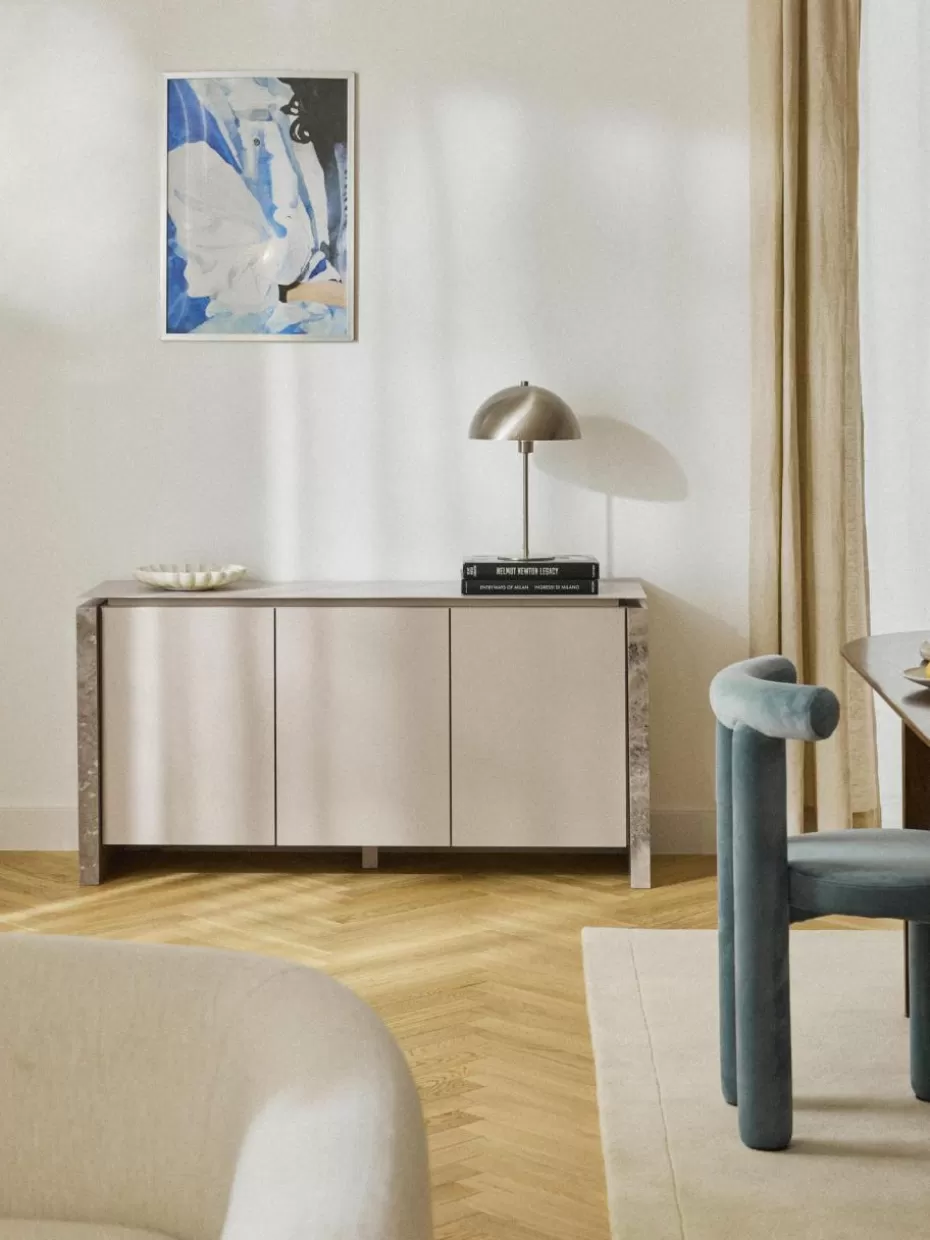 Kommoden & Sideboards-Westwing Collection Sideboard Bruce aus Marmor und Metall