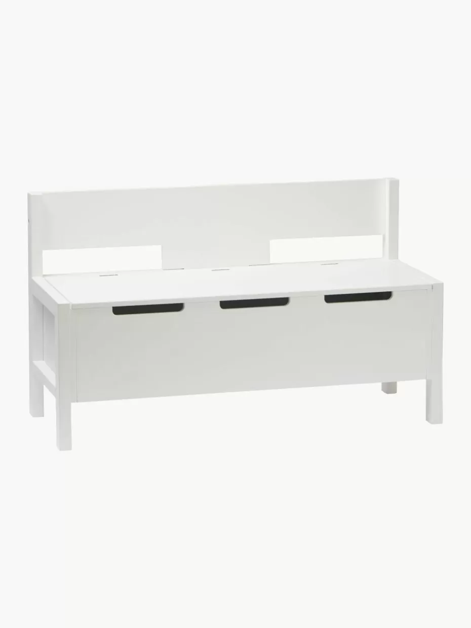 Stühle-Kid's Concept Sitzbank Star mit Stauraum Weiß