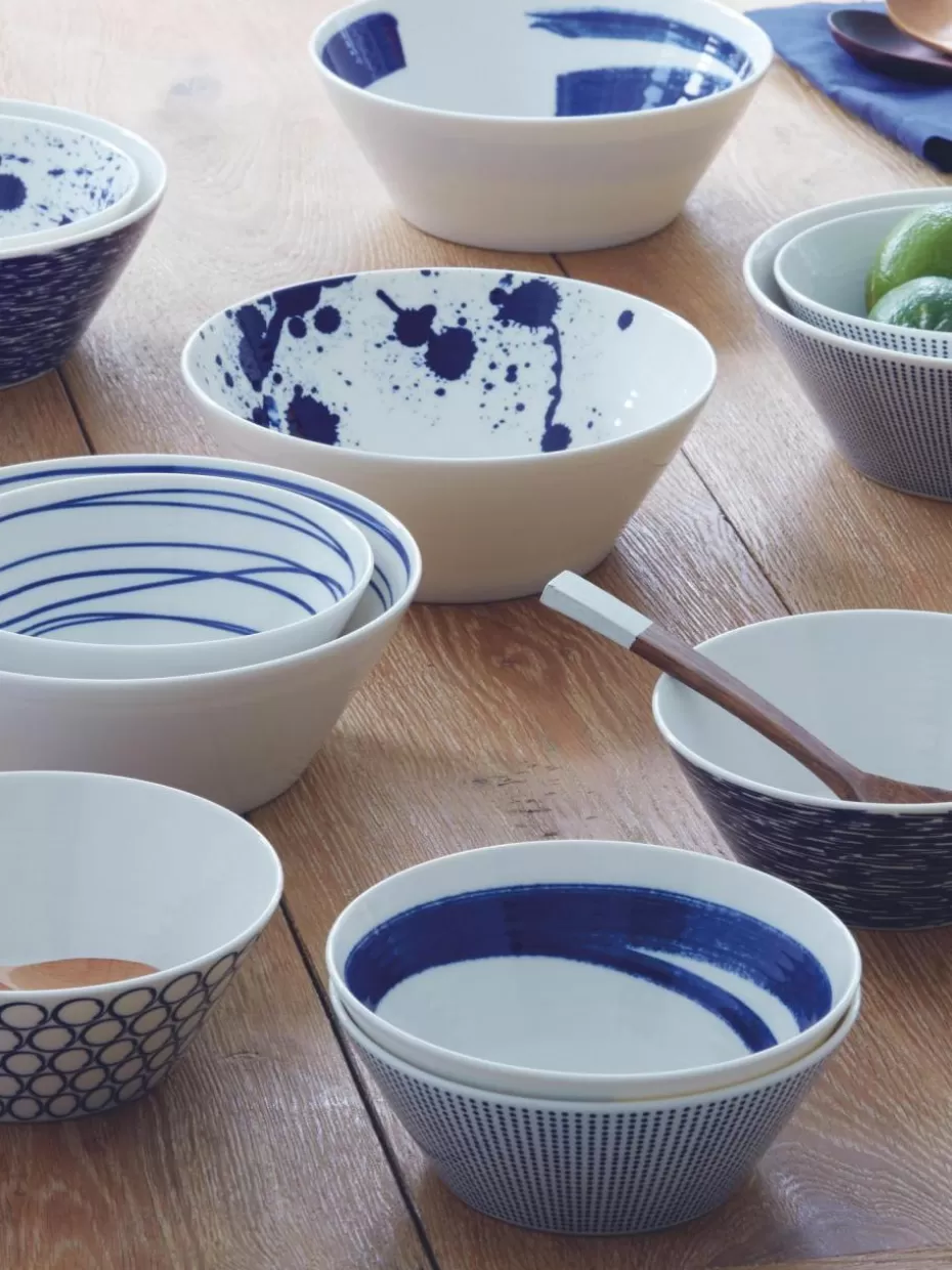 Schalen & Bowls-Royal Doulton Snackschälchen Pacific Blue aus Porzellan, 6er-Set