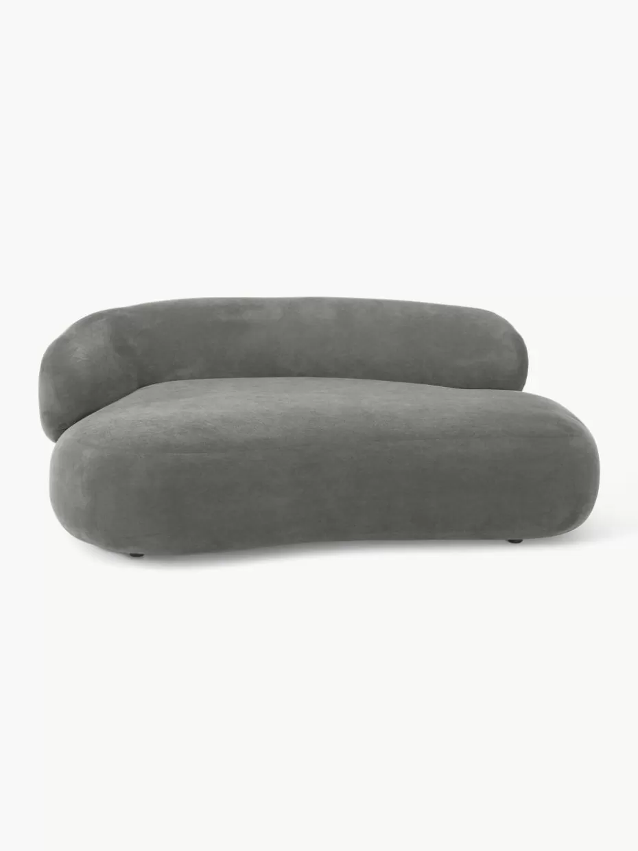 Sofas | Sofaserien-Westwing Collection Sofa Alba (2-Sitzer) Webstoff Taupe