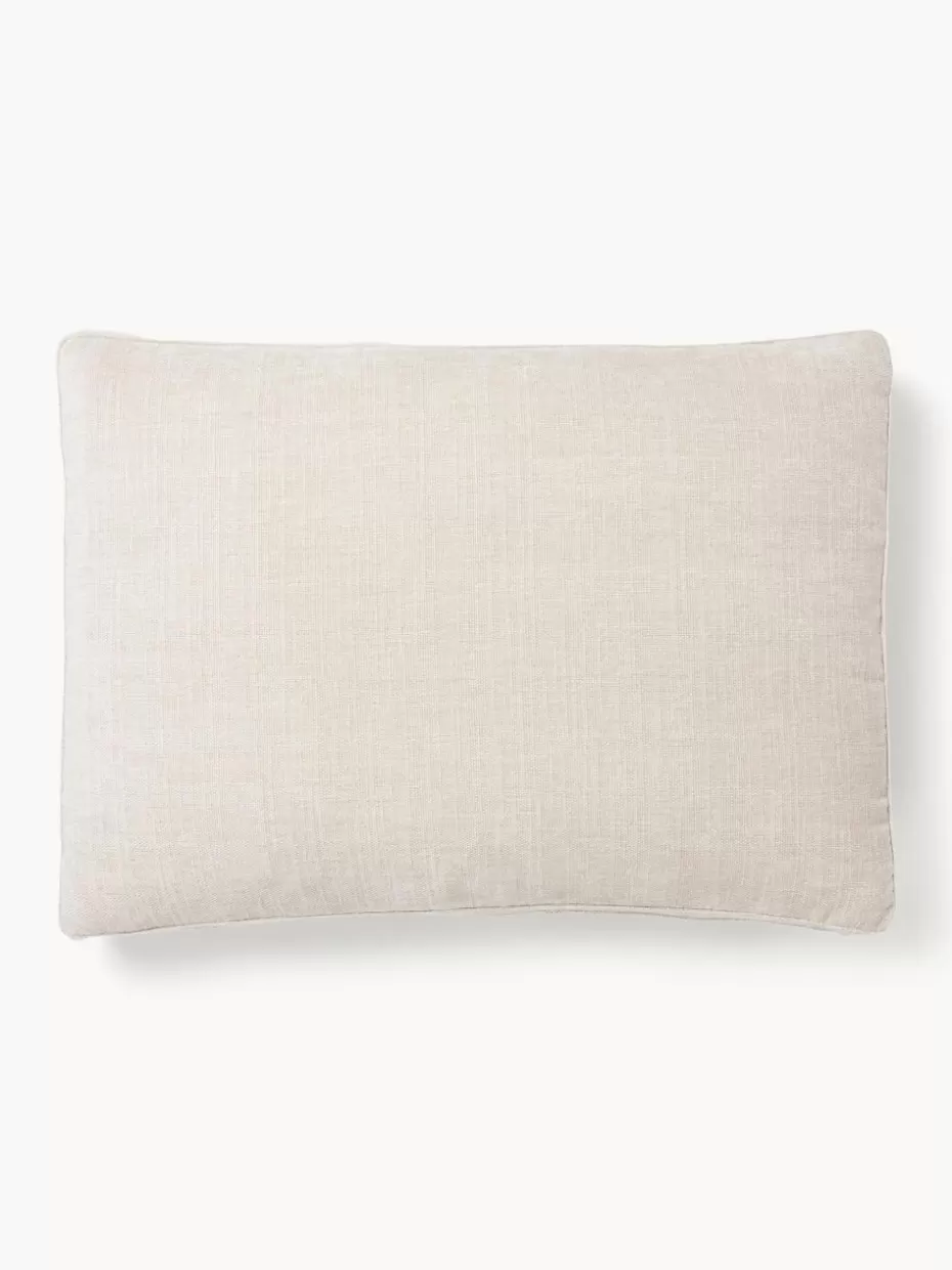 Sofakissen | Sofaserien-Westwing Collection Sofa-Kissen Tribeca Webstoff Hellbeige