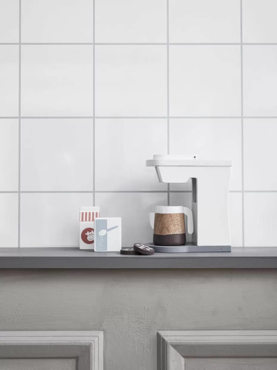 Spielzeug & Kuscheltiere-Kid's Concept Spielzeug-Kaffeemaschine Kids' Hub, 5er-Set