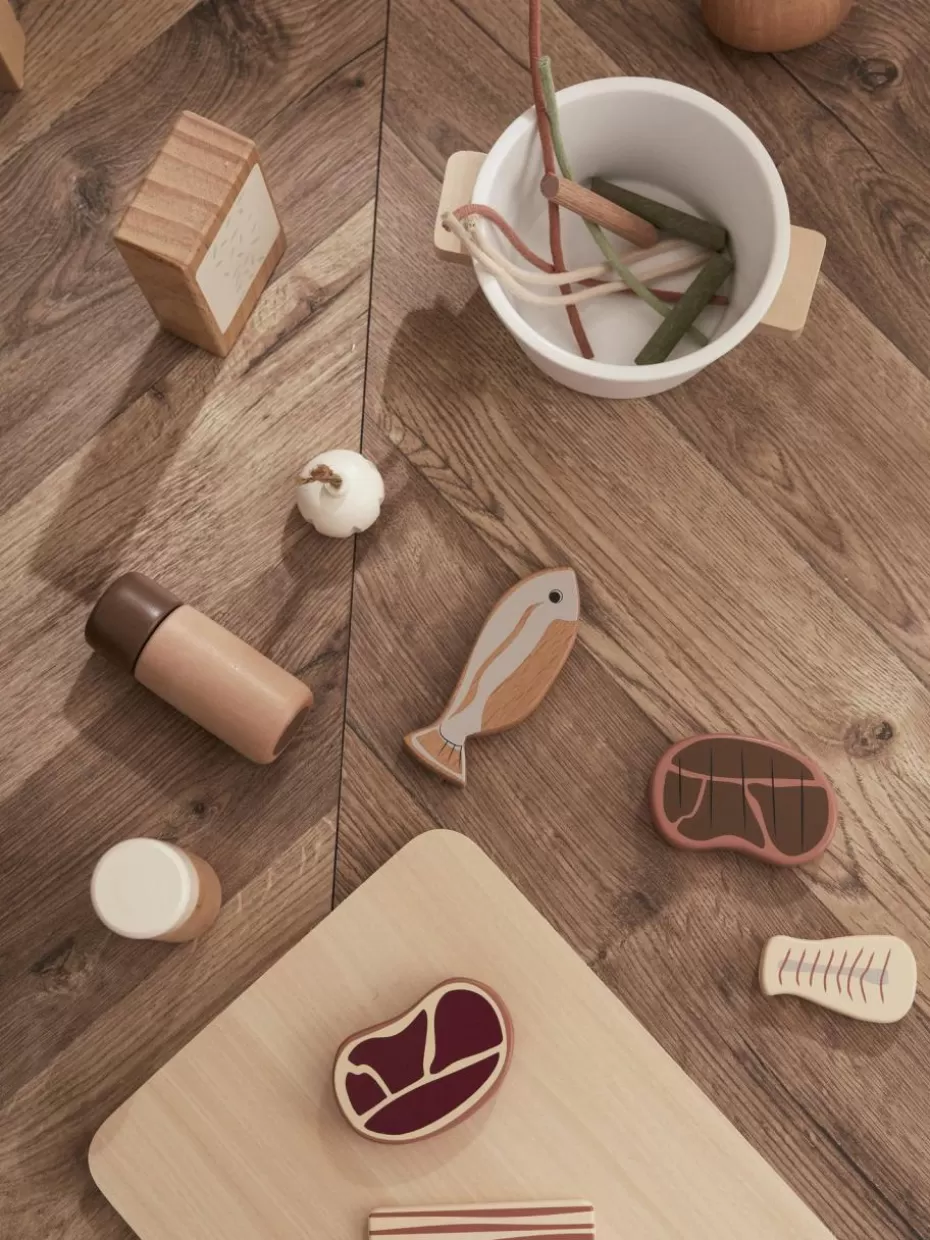 Spielzeug & Kuscheltiere-Kid's Concept Spielzeug-Set Food, 15-tlg.