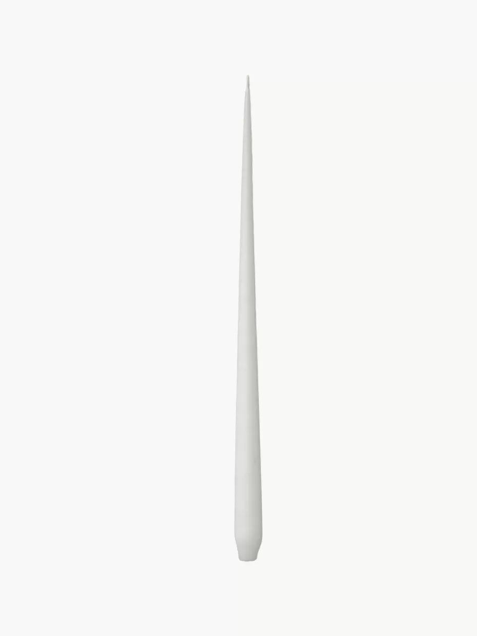 Kerzen-Stoff Nagel Stabkerzen Ester, 4 Stück Weiß