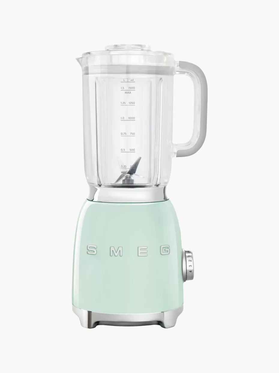 Mixer-Smeg Standmixer 50's Style Mintgrün, glänzend