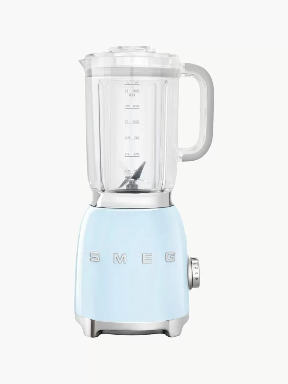 Mixer-Smeg Standmixer 50's Style Hellblau, glänzend