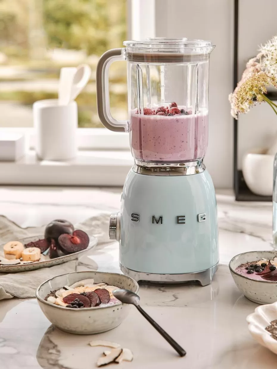 Mixer-Smeg Standmixer 50's Style Hellblau, glänzend