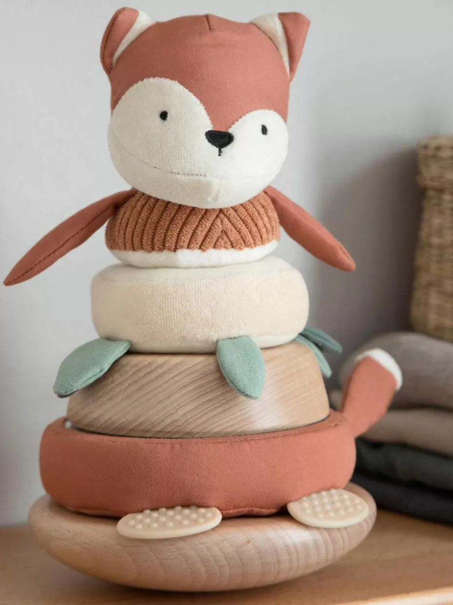 Spielzeug & Kuscheltiere-Sebra Stapelspielzeug Sparky the Fox, 6er-Set
