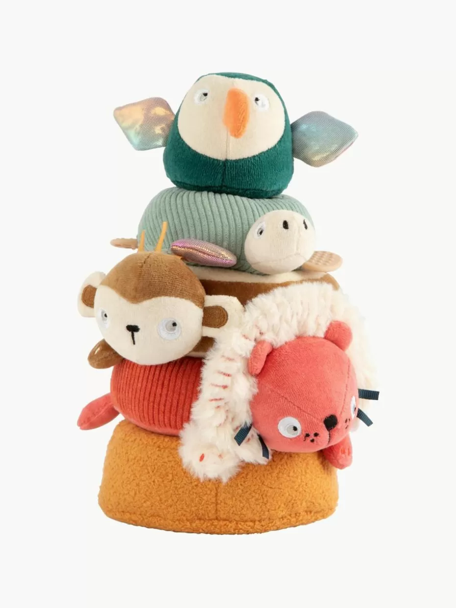Spielzeug & Kuscheltiere-Sebra Stapelspielzeug Wildlife, 5er-Set