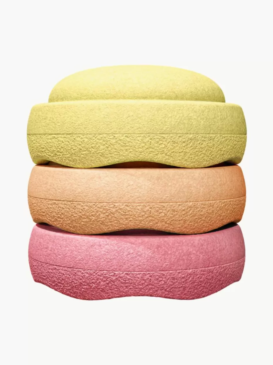 Spielzeug & Kuscheltiere-Stapelstein e Original, 3er-Set Hellgelb, Peach, Pink