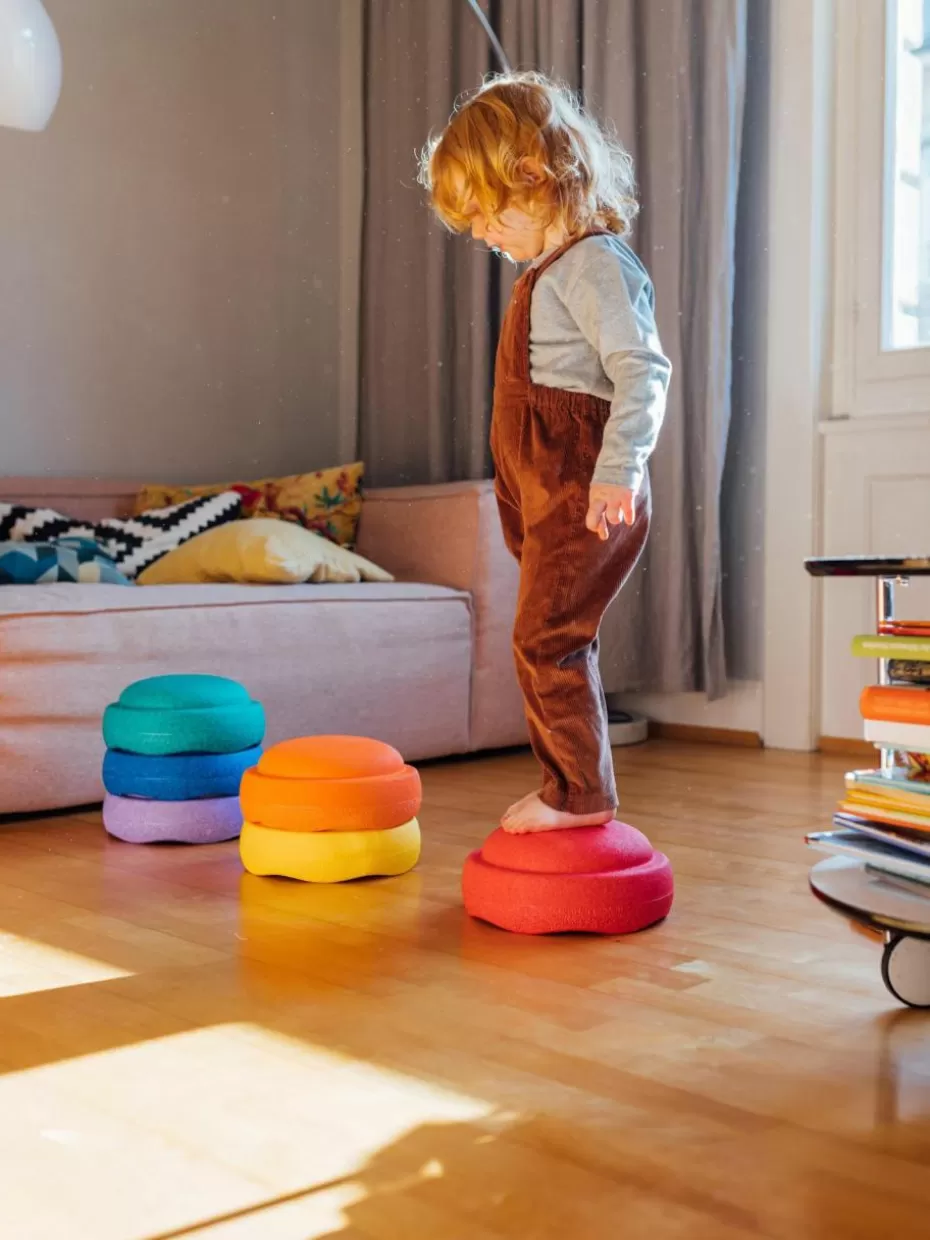 Spielzeug & Kuscheltiere-Stapelstein e Original, 6er-Set Bunt