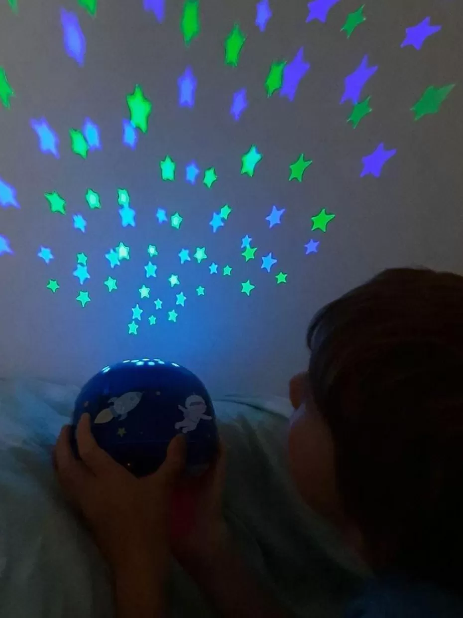 Lampen | Kinderzimmerlampen-A Little Lovely Company Sternenhimmel-Projektor Space mit Timer Weltraum