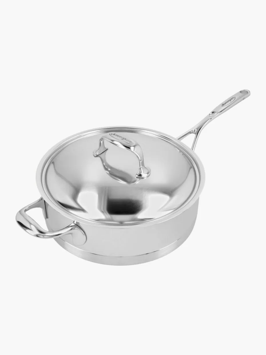 Töpfe-Demeyere Stieltopf Apollo aus Edelstahl mit Deckel
