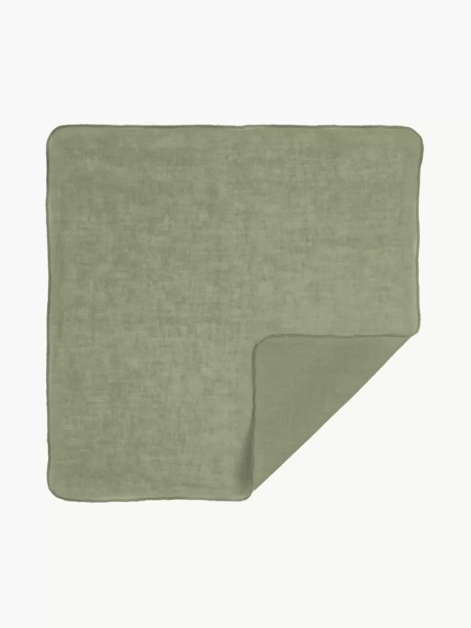 Servietten & Ringe-Broste Copenhagen Stoffserviette Gracie aus Leinen mit Hohlsaum, 2 Stück