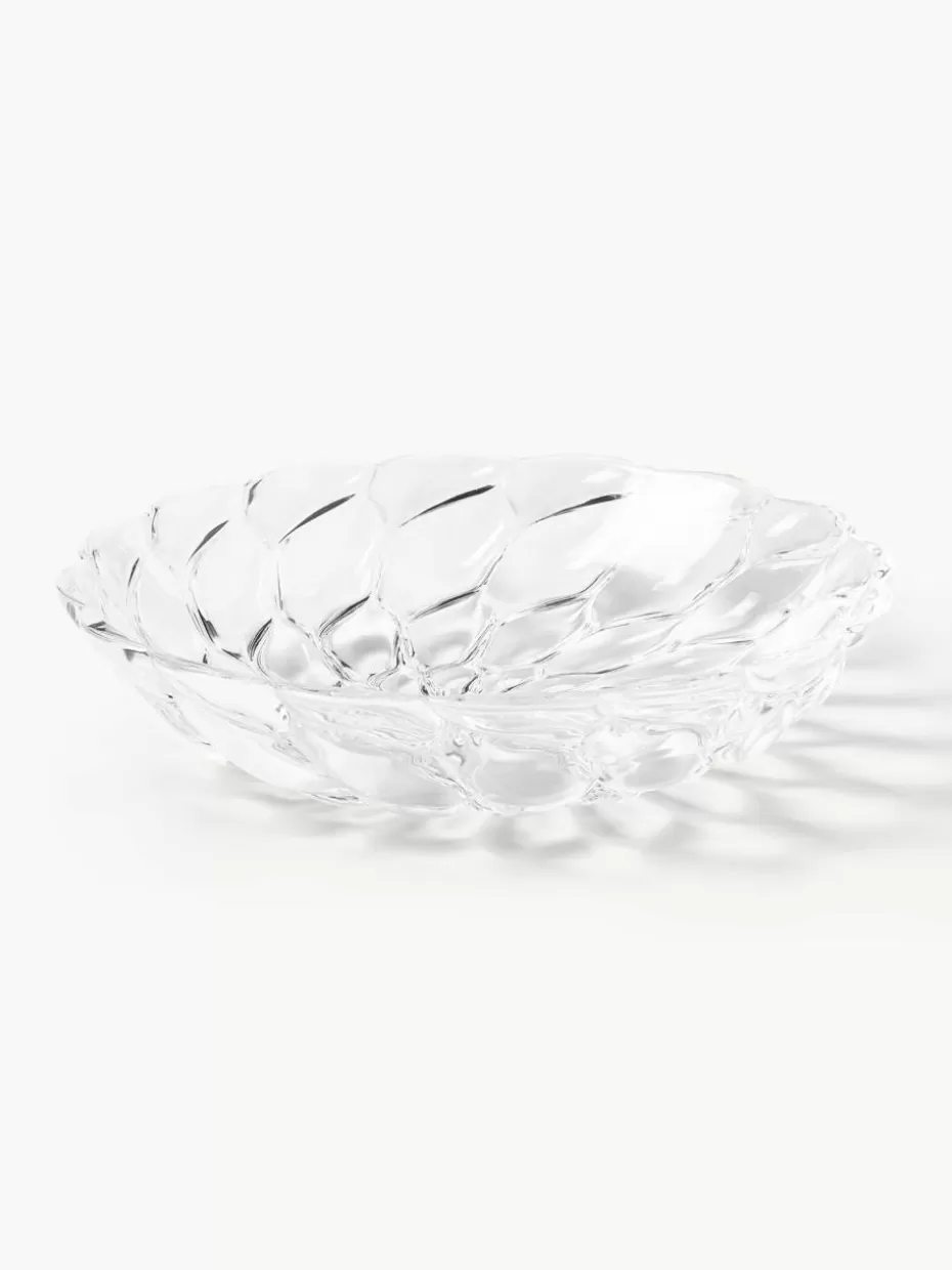 Teller-Kartell Suppenteller Jellies mit Strukturmuster, 4 Stück Transparent
