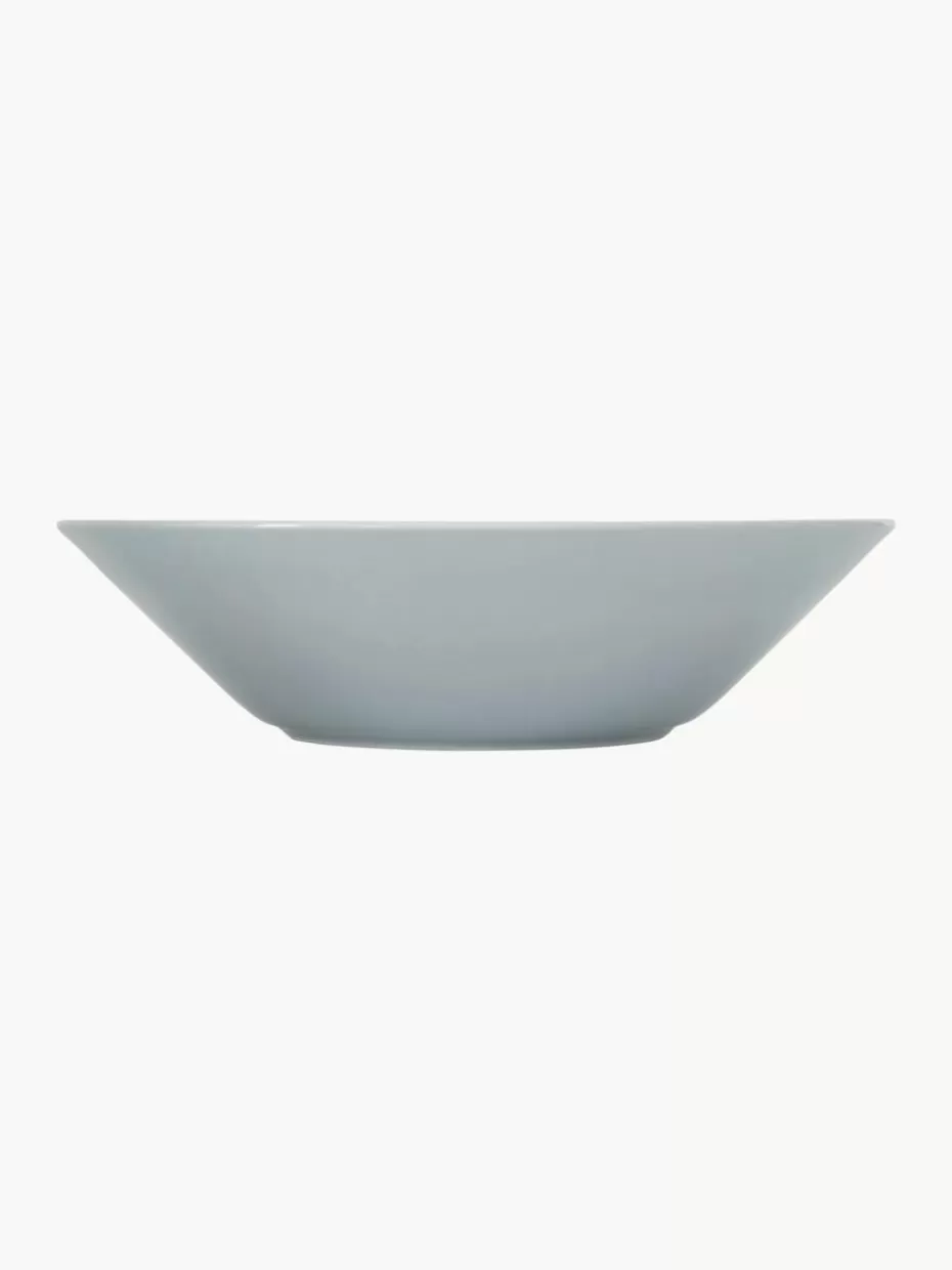 Teller-iittala Suppenteller Teema aus Vitro-Porzellan Grau