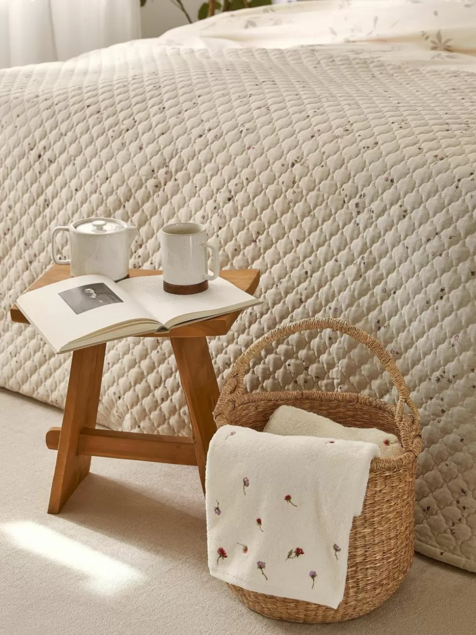 Tassen-Westwing Tasse Nordika mit Deckel und Sieb Hellbeige, gesprenkelt, Dunkles Holz