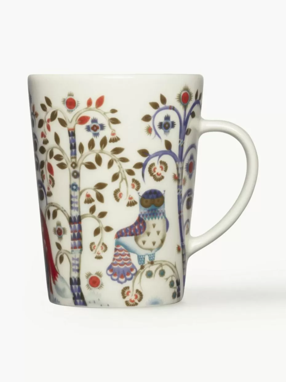 Weihnachtsgeschirr | Romantische Details-iittala Tasse Taika aus Vitro-Porzellan, 300 ml Weiß