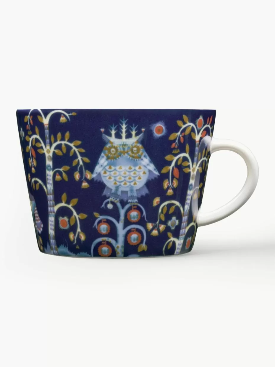 Weihnachtsgeschirr | Tassen-iittala Tasse Taika aus Vitro-Porzellan, 200 ml Dunkelblau