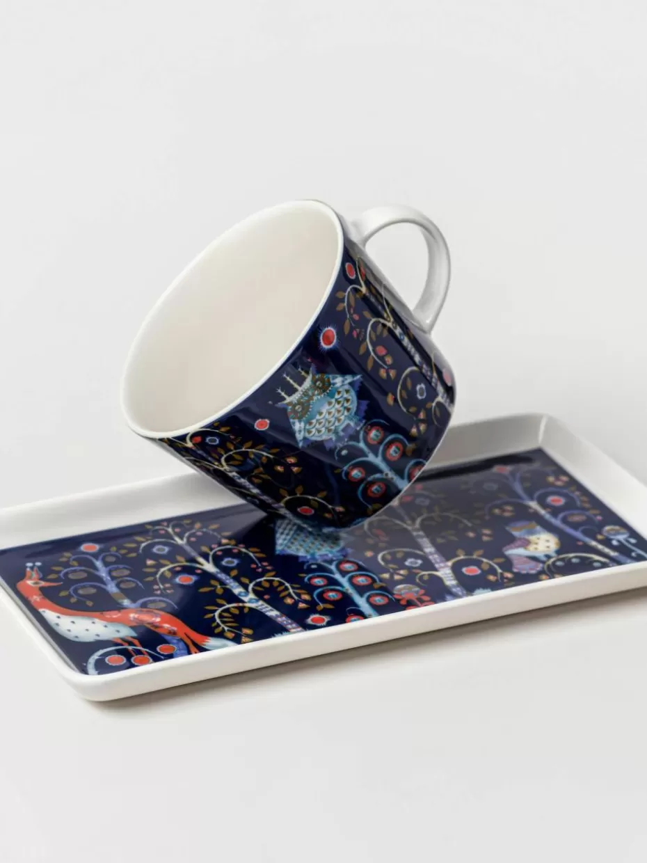 Weihnachtsgeschirr | Tassen-iittala Tasse Taika aus Vitro-Porzellan, 200 ml Dunkelblau