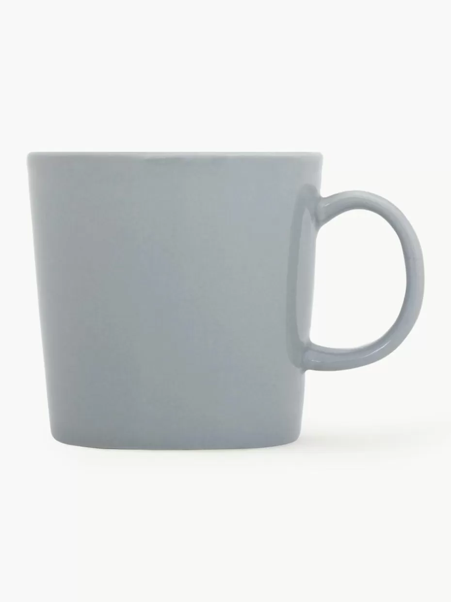 Tassen-iittala Tasse Teema aus Vitro-Porzellan Grau