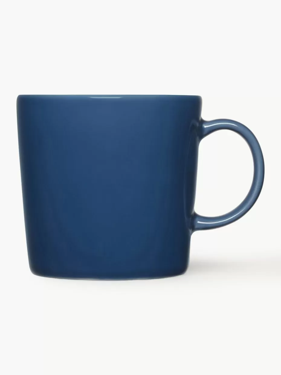 Tassen-iittala Tasse Teema aus Vitro-Porzellan Dunkelblau