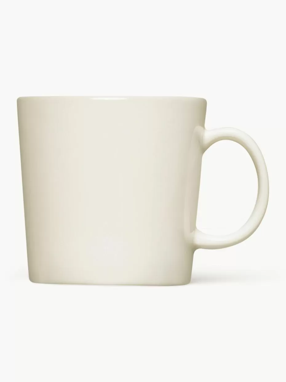 Tassen-iittala Tasse Teema aus Vitro-Porzellan Off-White