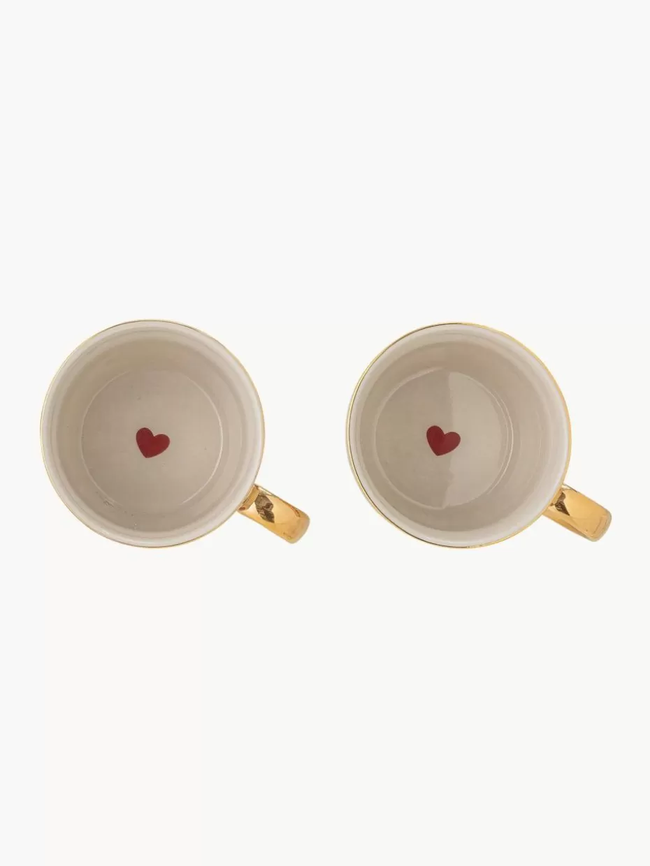 Weihnachtsgeschirr | Tassen-Bloomingville Tassen Jolly, 2er-Set