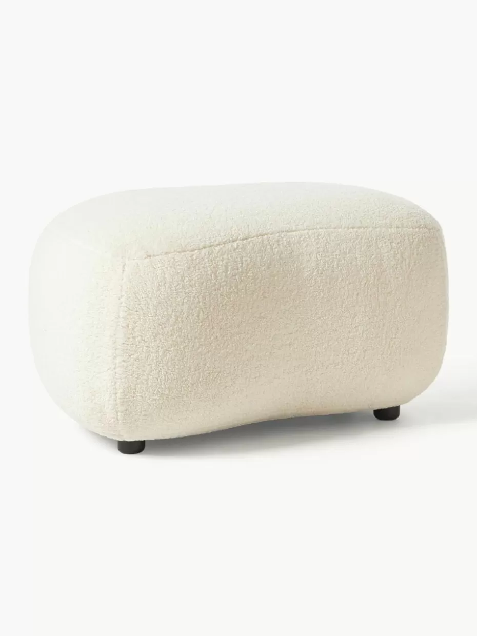 Hocker | Sofaserien-Westwing Collection Teddy-Hocker Alba Teddy Off White