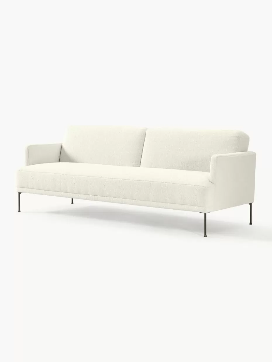 Sofas | Sofaserien-Westwing Collection Teddy-Schlafsofa Fluente (3-Sitzer) Teddy Off White