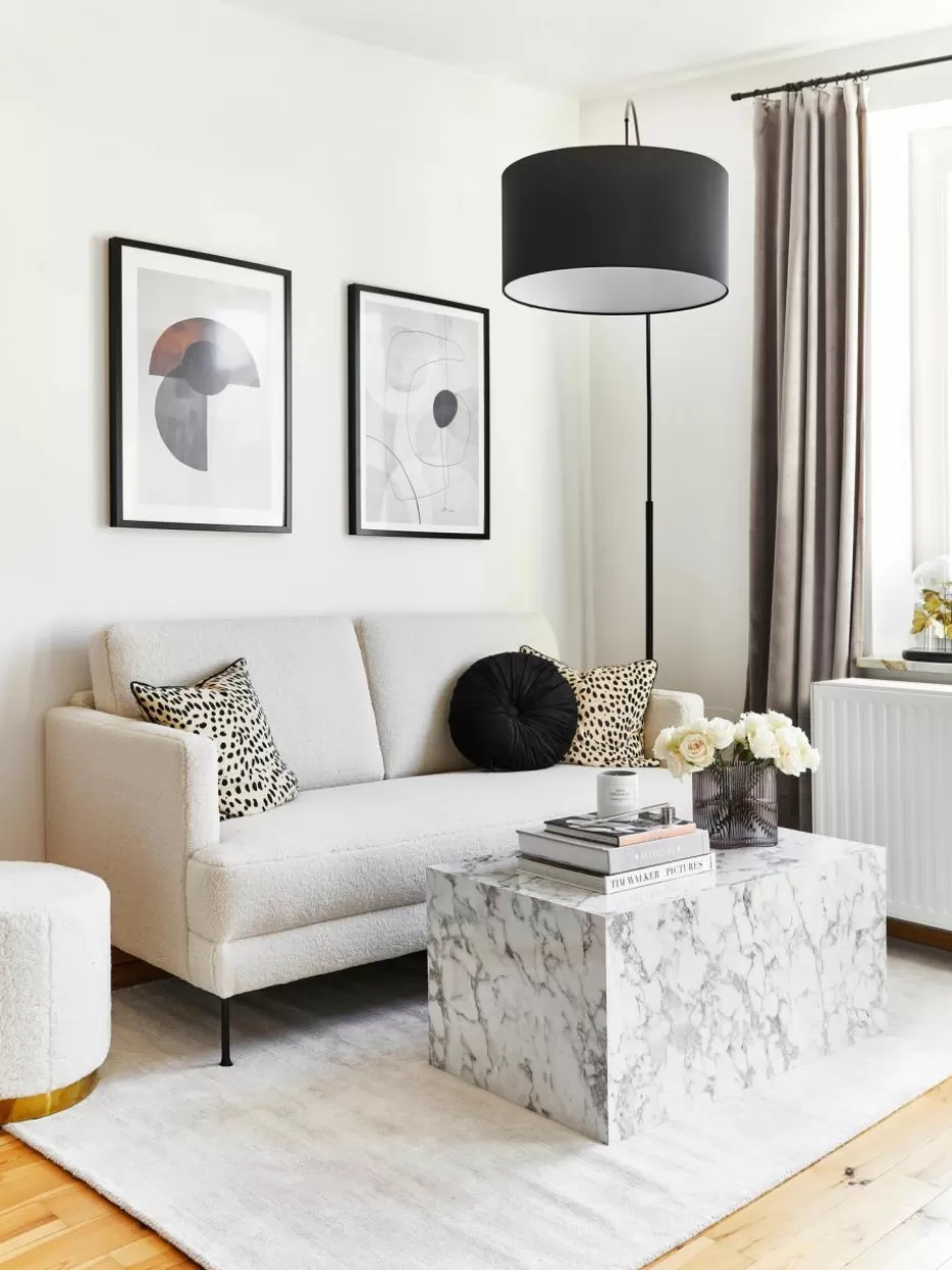 Sofas | Sofaserien-Westwing Collection Teddy-Sofa Fluente (2-Sitzer) Teddy Off White