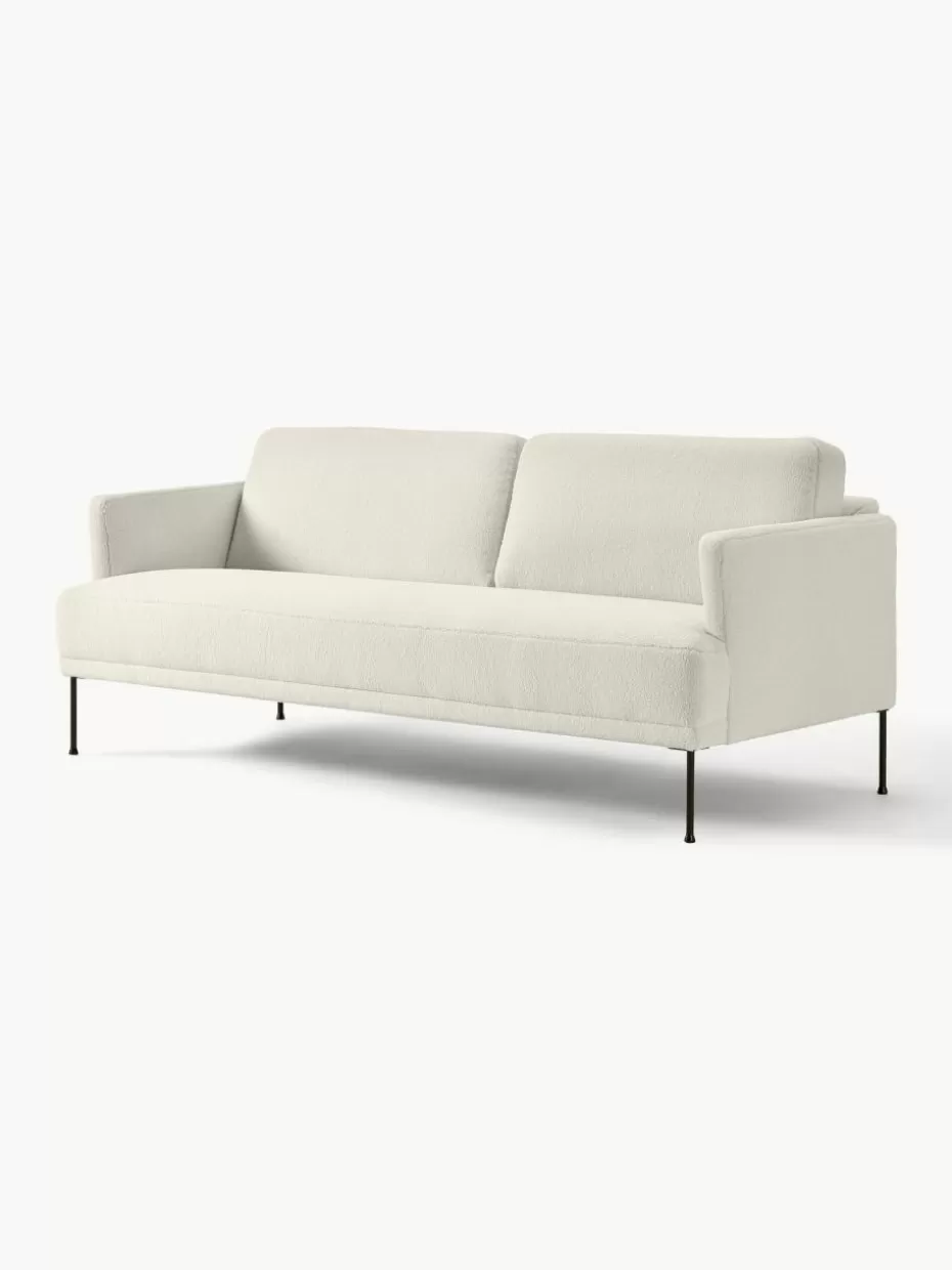 Sofas | Sofaserien-Westwing Collection Teddy-Sofa Fluente (3-Sitzer) Teddy Off White