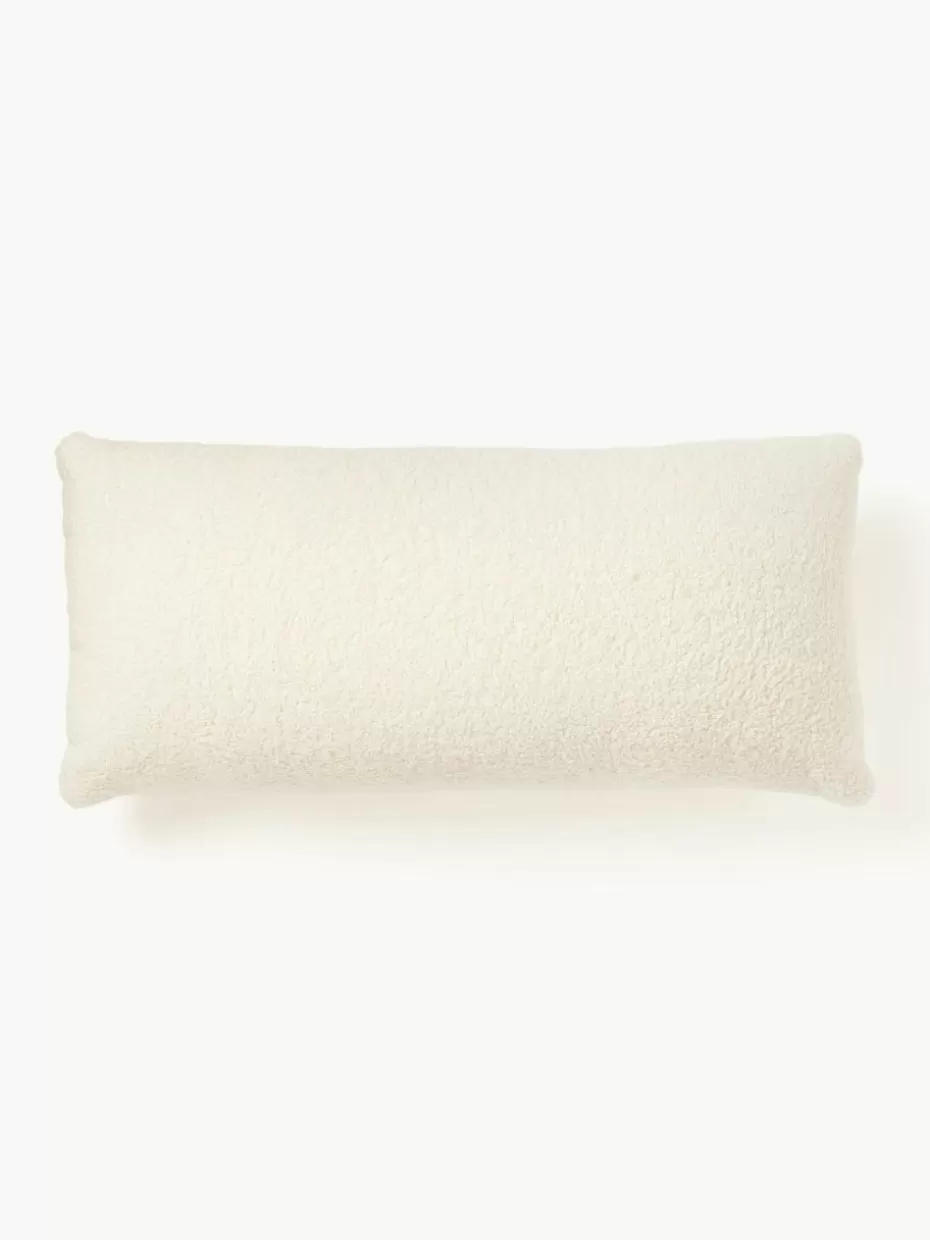 Sofakissen-Westwing Collection Teddy-Sofa-Kissen Sofia Teddy Off White