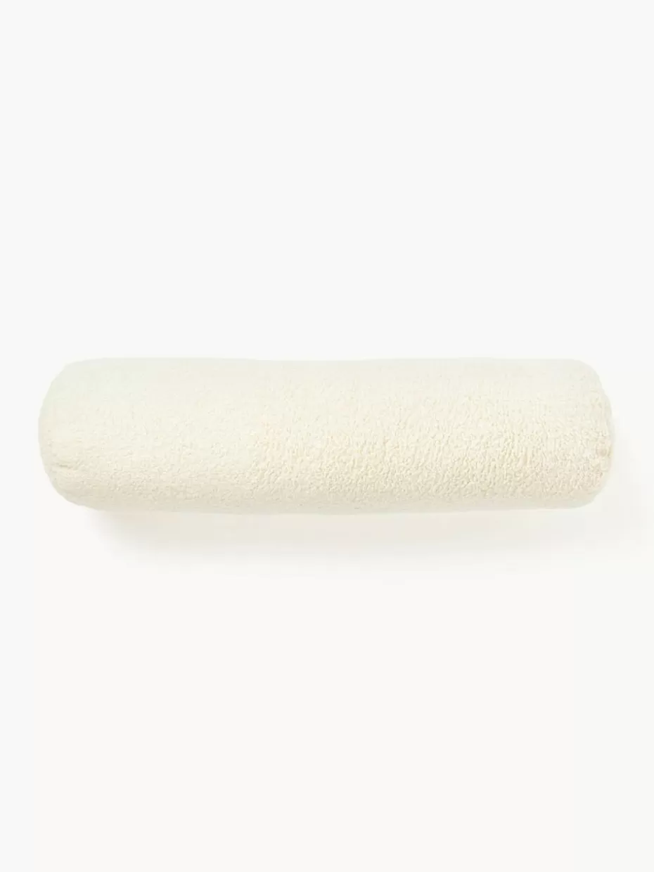 Sofakissen-Westwing Collection Teddy-Sofa-Nackenrolle Sofia Teddy Off White