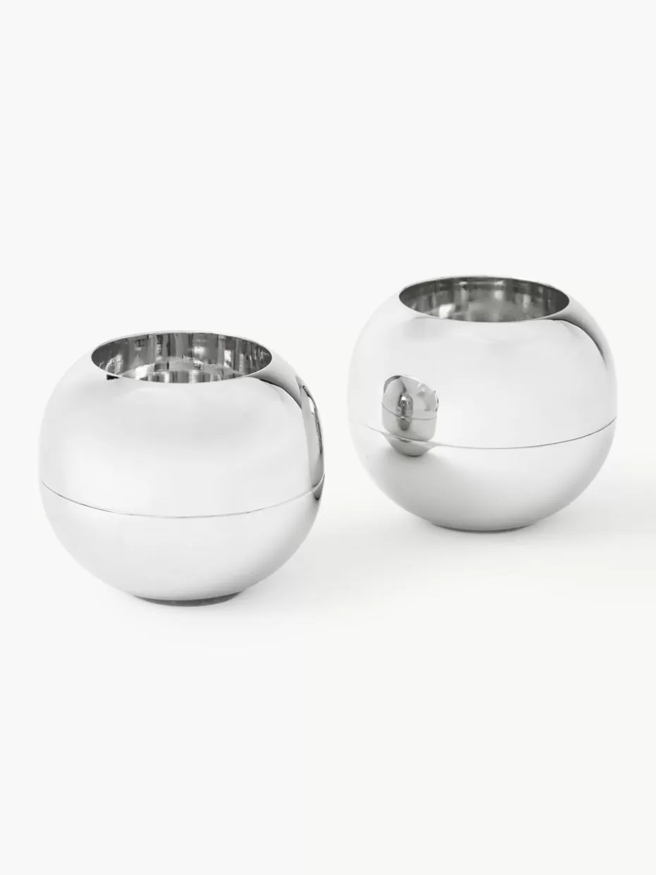 Teelichthalter-Westwing Collection Teelicht- und Stabkerzenhalter Celona, 2er-Set