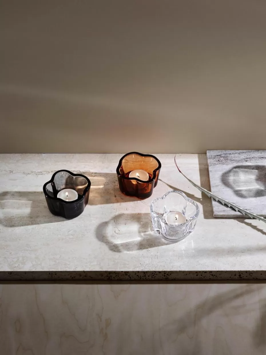 Teelichthalter-iittala Teelichthalter Alvar Aalto Transparent