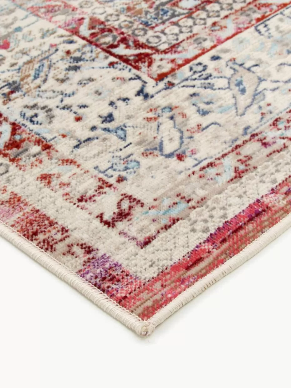 Rechteckige Teppiche-Westwing Teppich Kashan mit Vintagemuster