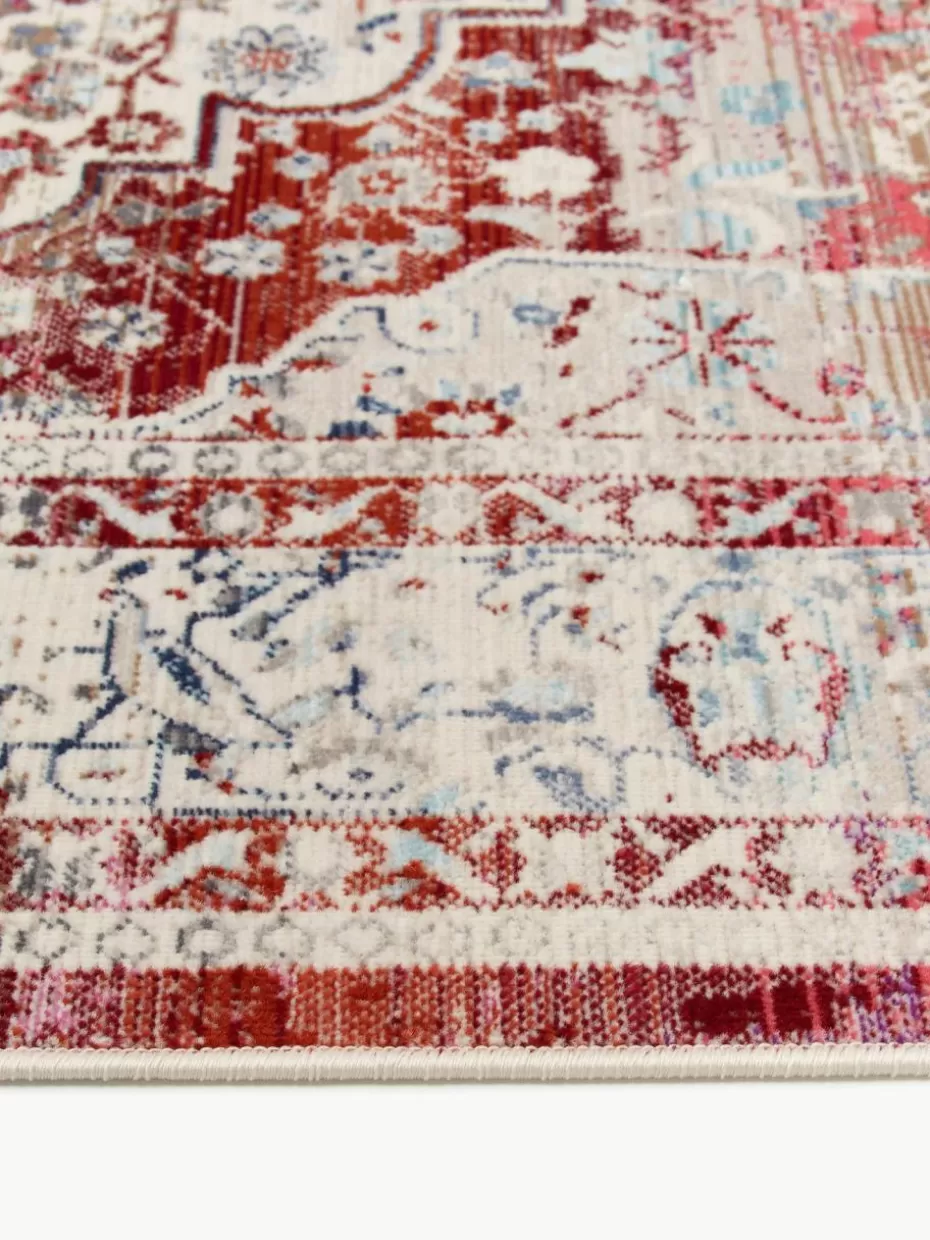 Rechteckige Teppiche-Westwing Teppich Kashan mit Vintagemuster