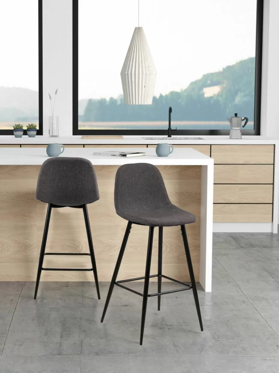 Barhocker-Westwing Thekenstühle Wilma, 2 Stück