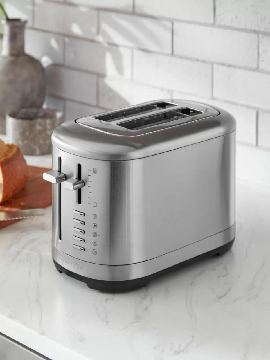 Toaster-KitchenAid Toaster Almond Silberfarben, glänzend