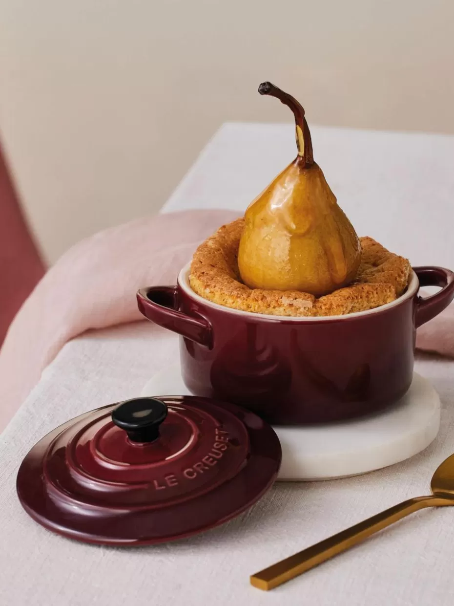 Töpfe-Le Creuset Töpfchen Cocotte Mini Weinrot, Schwarz