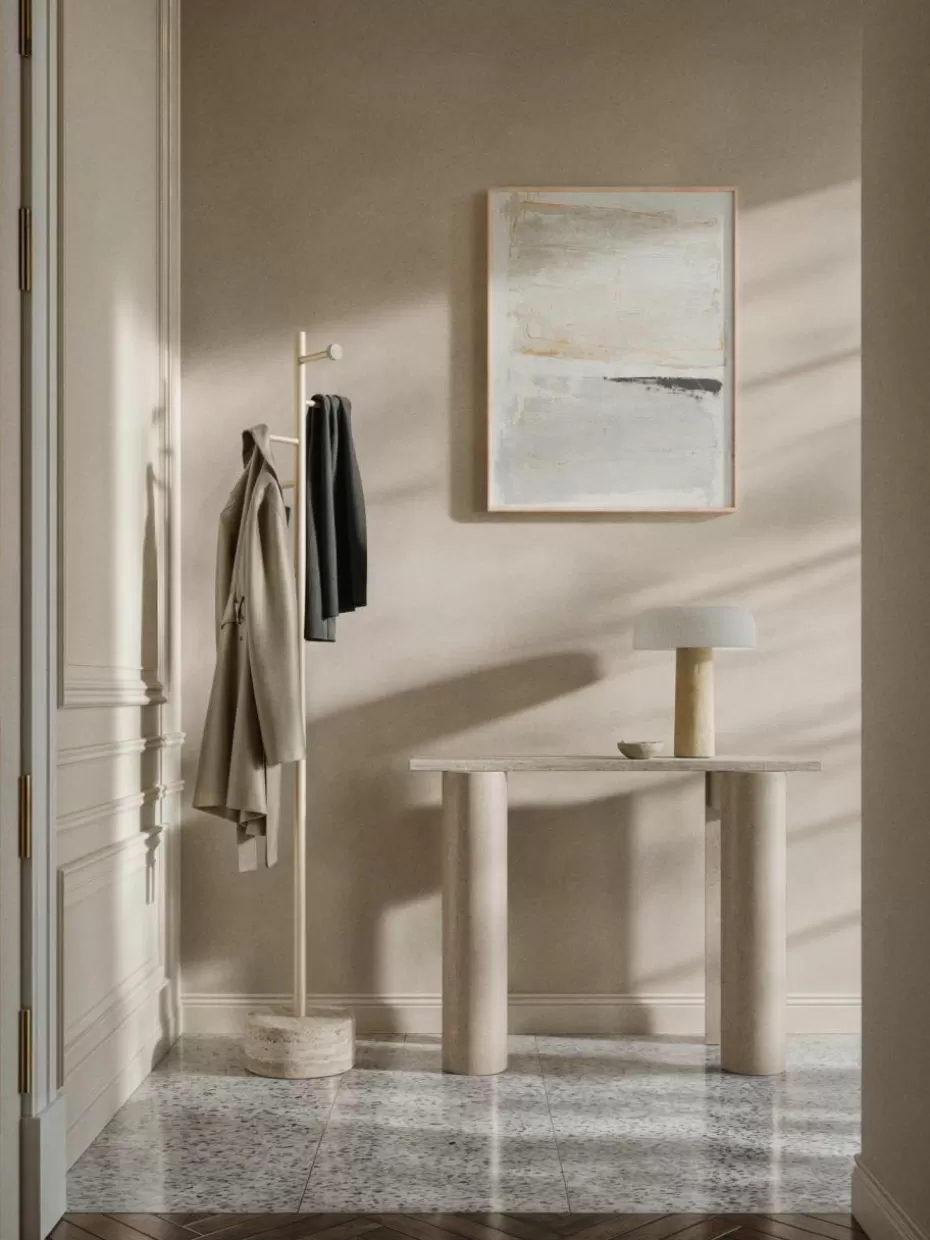 Konsolen-Westwing Collection Travertin-Konsole Disa Travertin Hellbeige