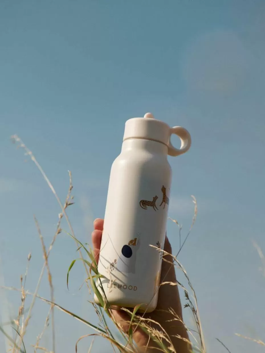 Brotboxen & Flaschen-Liewood Trinkflasche Falk Safari-Motiv